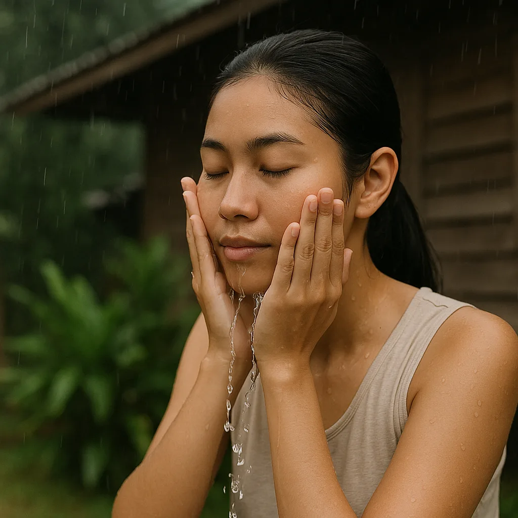 ดูแลสุขภาพผิวหน้าในฤดูฝน ให้สดใสไม่แพ้ง่าย