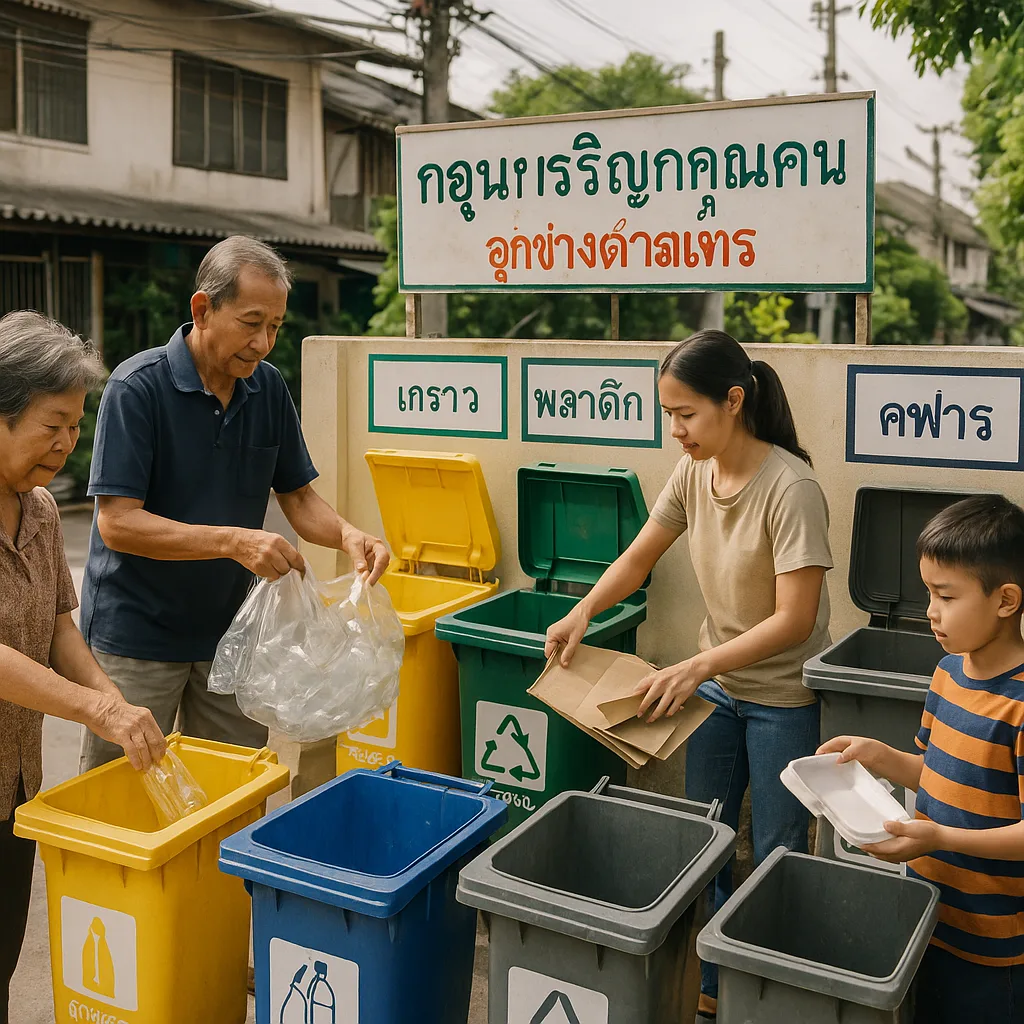 รู้จักระบบรีไซเคิลขยะชุมชน ตัวช่วยสำคัญในการรักษ์โลกของเรา